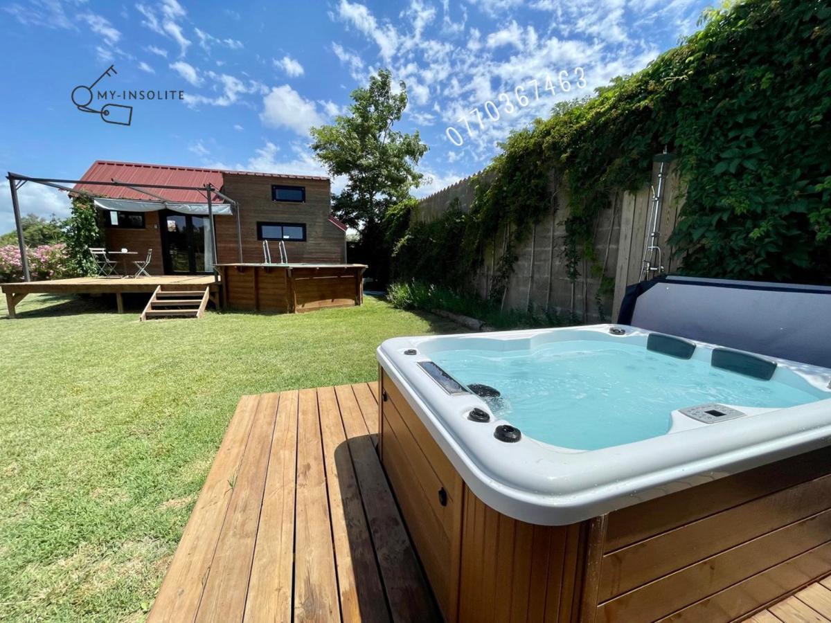 Myinsolite - Tiny-House, Jacuzzi, Brasero, Piscine Aigues-Mortes Exterior photo